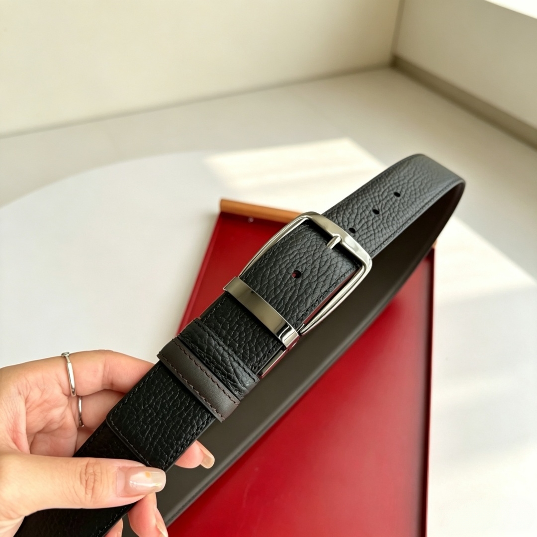 Men'S Holiday Formal Wear - Luxe herenriem van echt leder met
