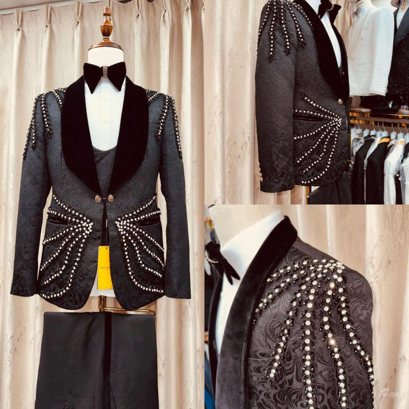 Prachtige Kristallen Kwastje M - Men'S Formal Wear Waistcoat recensie en prijs