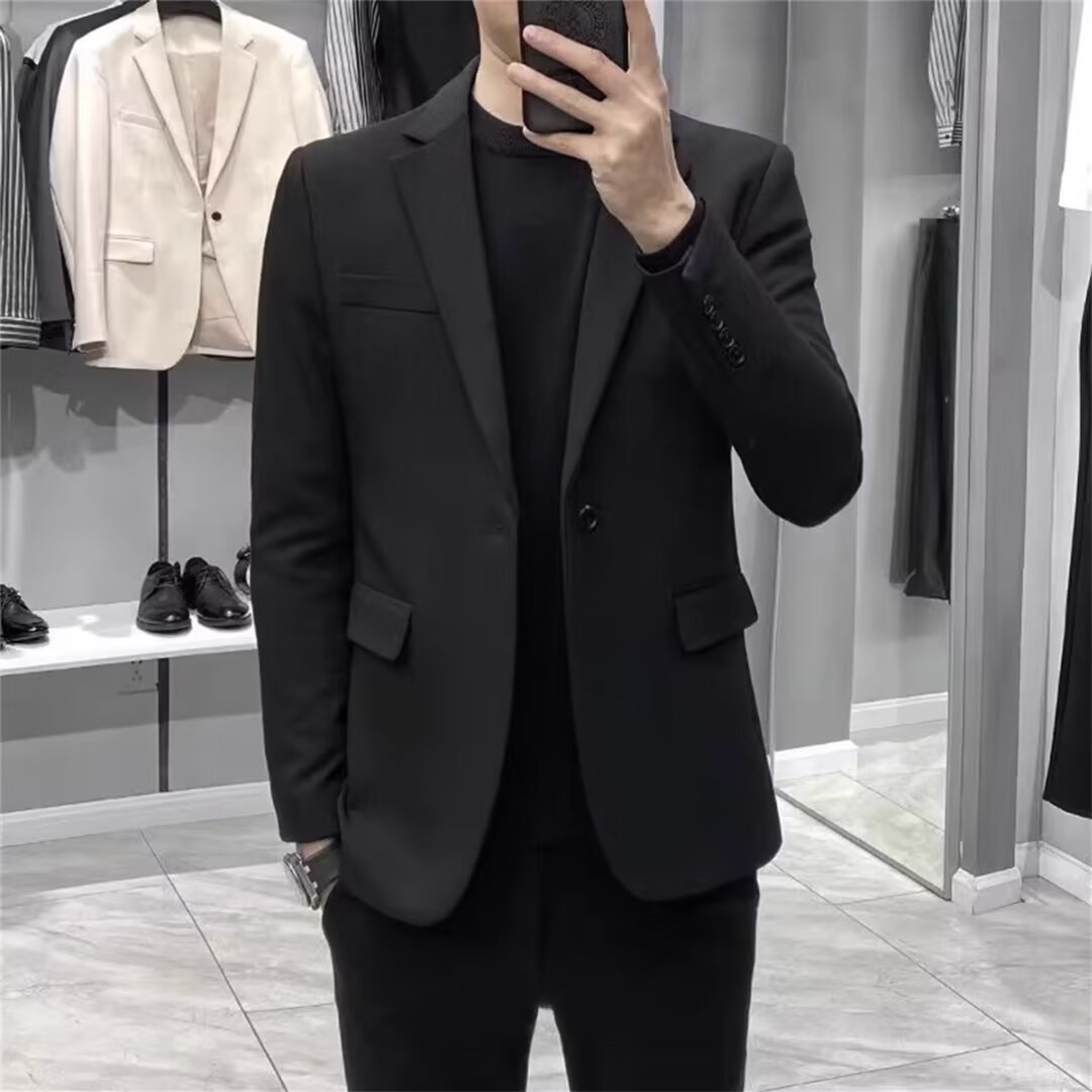 Herenblazer in Koreaanse stijl - Asian Men Formal Wear recensie en prijs