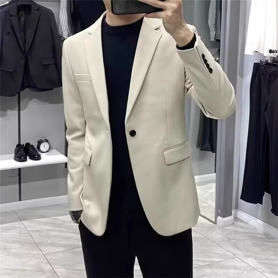 Herenblazer in Koreaanse stijl - Asian Men Formal Wear recensie en prijs