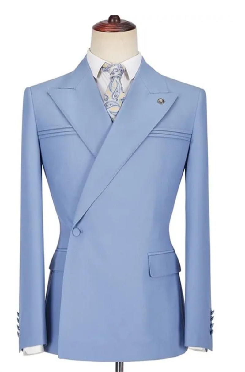 Blauwe Herfst Herenpak Set 2 S - Men Formal Wear Purple recensie en prijs